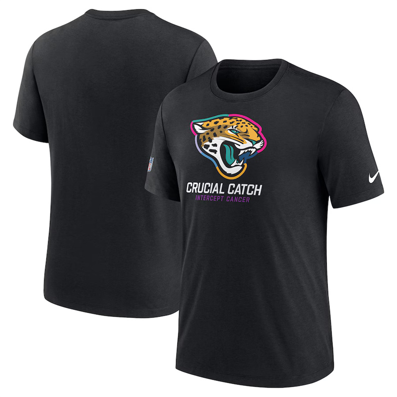 Men's Jacksonville Jaguars Black 2024 Crucial Catch T-Shirt